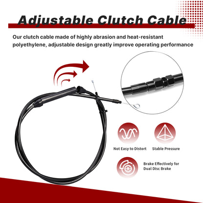 For Harley Softail 2016-2017 Extended Cable Kit with Throttle Clutch Brake Line CAN-Bus Front Turn Signal Wires fit ABS Models