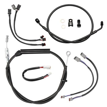 For Harley Softail 2020-2025 Cable Extension Kit with Clutch Brake Line Electronic Throttle TBW CAN-Bus Wire