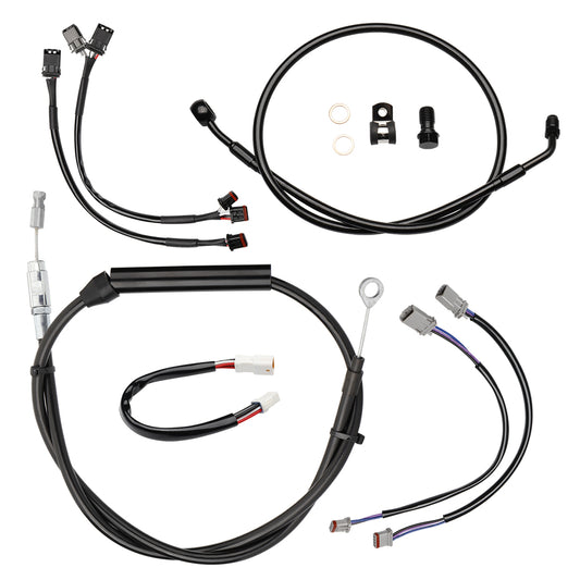 For Harley Softail 2020-2025 Cable Extension Kit with Clutch Brake Line Electronic Throttle TBW CAN-Bus Wire