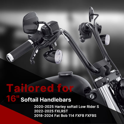 For Harley Softail 2020-2025 Cable Extension Kit with Clutch Brake Line Electronic Throttle TBW CAN-Bus Wire