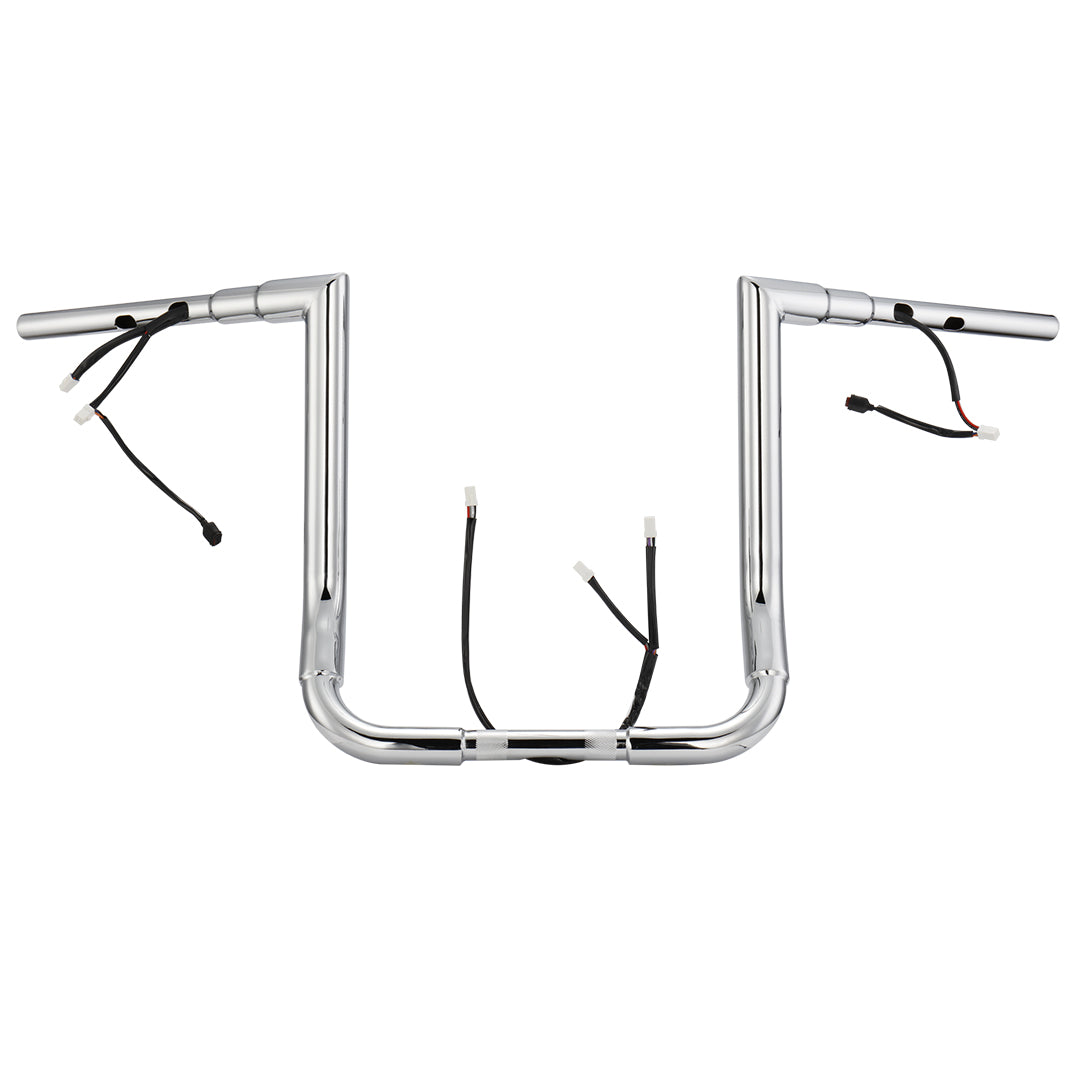 For Harley Street Glide 2023-Later Prewired Handlebars with CAN-Bus & TBW Wire