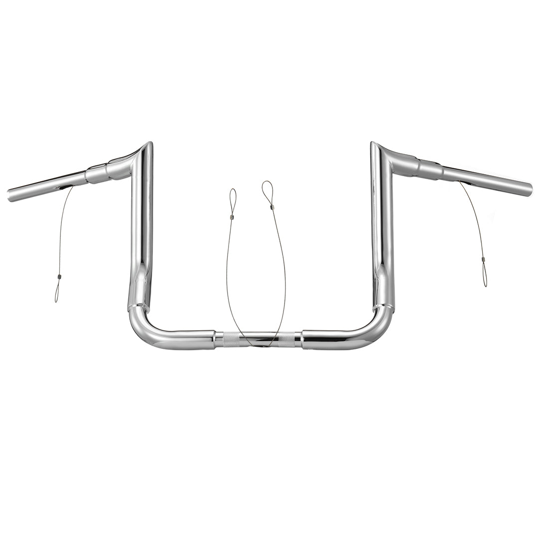For Harley Touring 1986-2023 1.5 Inch Fat Rise Ape Hanger Bagger Handlebar