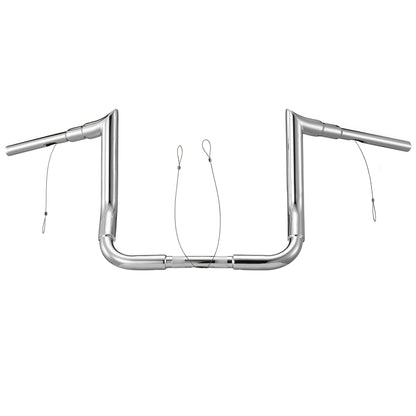 For Harley Touring 1986-2023 1.5 Inch Fat Rise Ape Hanger Bagger Handlebar