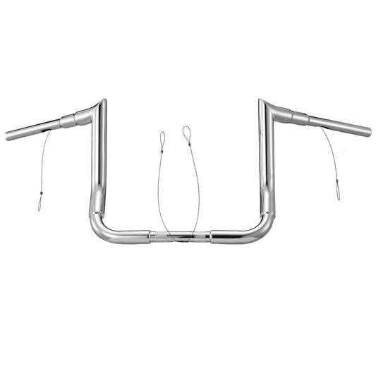 For Harley Touring 1986-2023 1.5 Inch Fat Rise Ape Hanger Bagger Handlebar