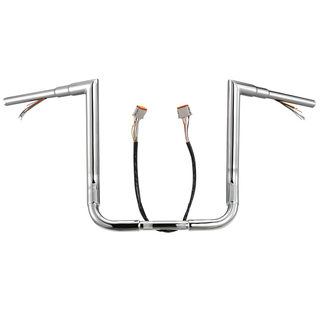 For Harley Touring 1996-2006 Prewired Right-angle Bagger Handlebar with CAN-Bus Wire