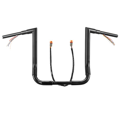 For Harley Touring 1996-2006 Prewired Right-angle Bagger Handlebar with CAN-Bus Wire
