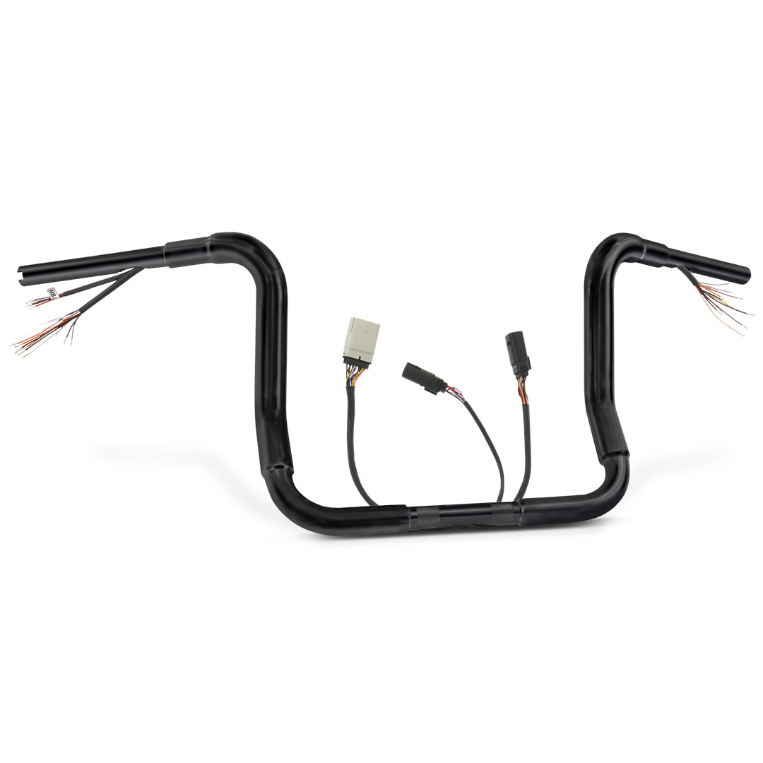 For Harley Touring 2008-2013 Prewired Bagger Handlebars with CAN-Bus Wire and TBW