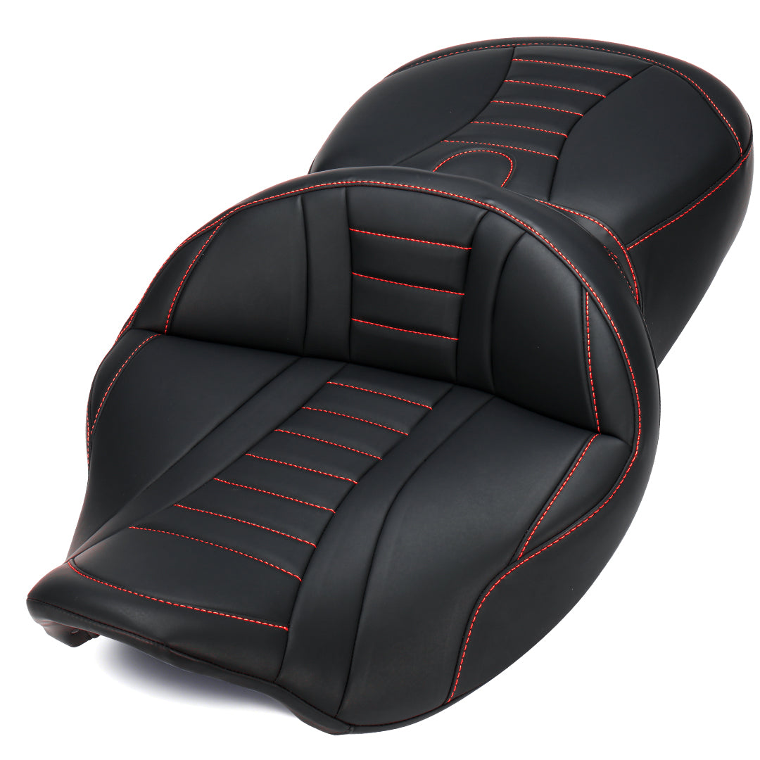 For Harley Touring 2008-2023 One-Piece Driver Passenger Seat