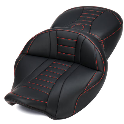 For Harley Touring 2008-2023 One-Piece Driver Passenger Seat