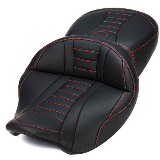 For Harley Touring 2008-2023 One-Piece Driver Passenger Seat