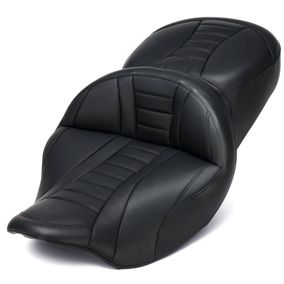 For Harley Touring 2008-2023 One-Piece Driver Passenger Seat
