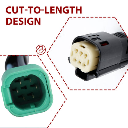 For Harley Touring 2014-2015 Electronic Throttle by Wire and Heated Grip Wires Extension Harness