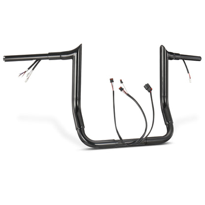 For Harley Touring 2014-2015 Prewired Handlebars 1.5 Inch Fat Ape Hangers