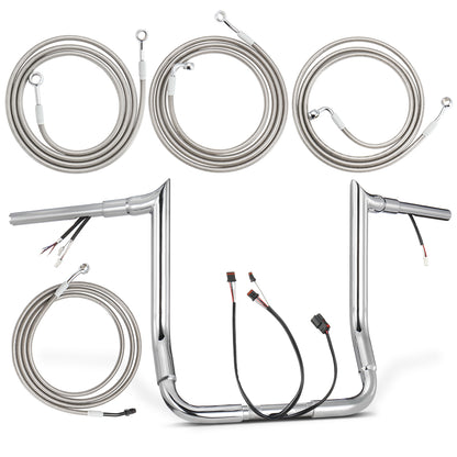For Harley Touring 2014-2015 Prewired Handlebars with ABS Models