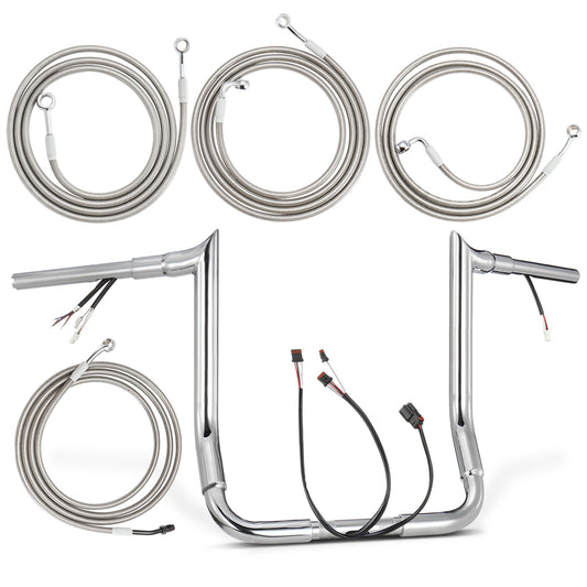 For Harley Touring 2014-2015 Prewired Handlebars with ABS Models