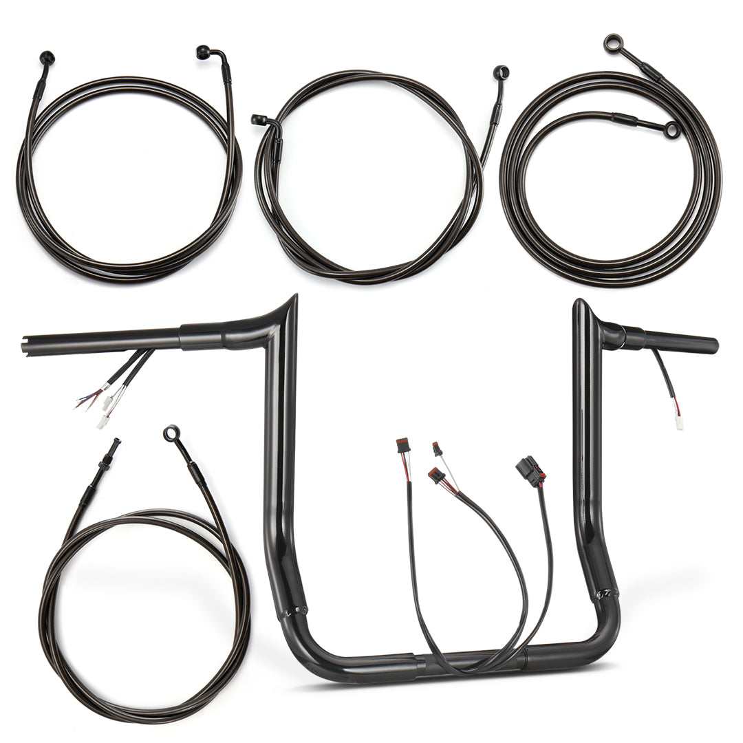For Harley Touring 2014-2015 Prewired Handlebars with ABS Models