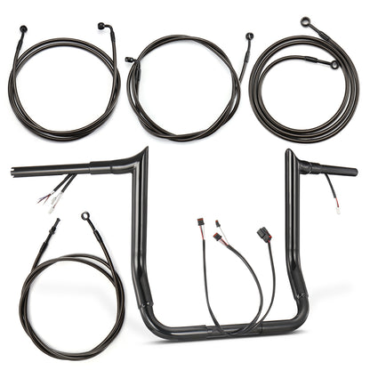 For Harley Touring 2014-2015 Prewired Handlebars with ABS Models