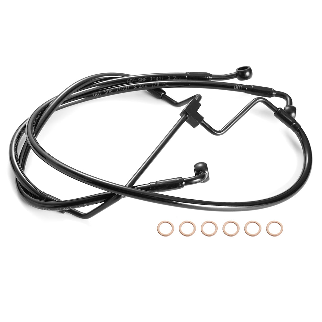 For Harley Touring 2014-2023 Front Extension Brake Line Kit without ABS