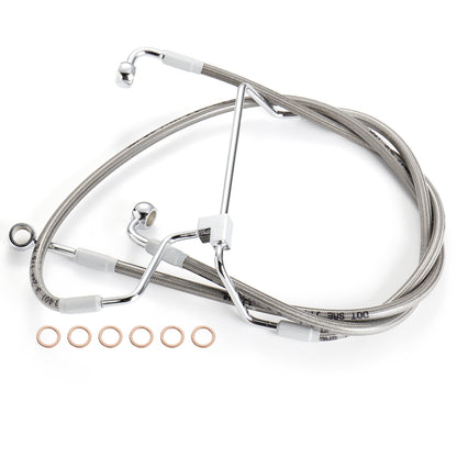 For Harley Touring 2014-2023 Front Extension Brake Line Kit without ABS