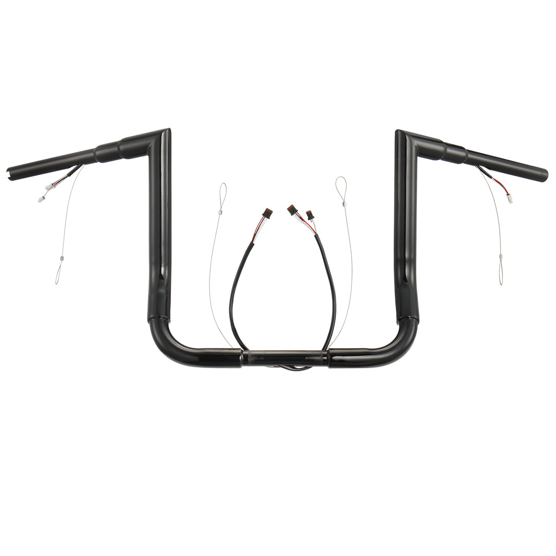 For Harley Touring 2014-2023 Prewired Handlebars with CAN-Bus Wire and Pull-wire