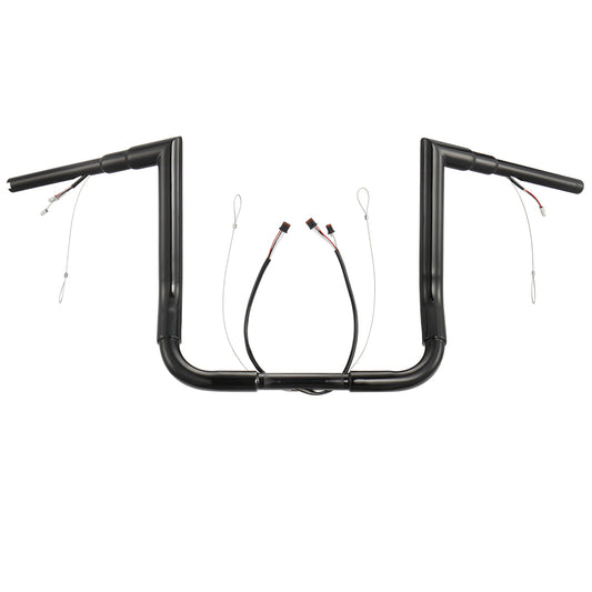 For Harley Touring 2014-2023 Prewired Handlebars with CAN-Bus Wire and Pull-wire