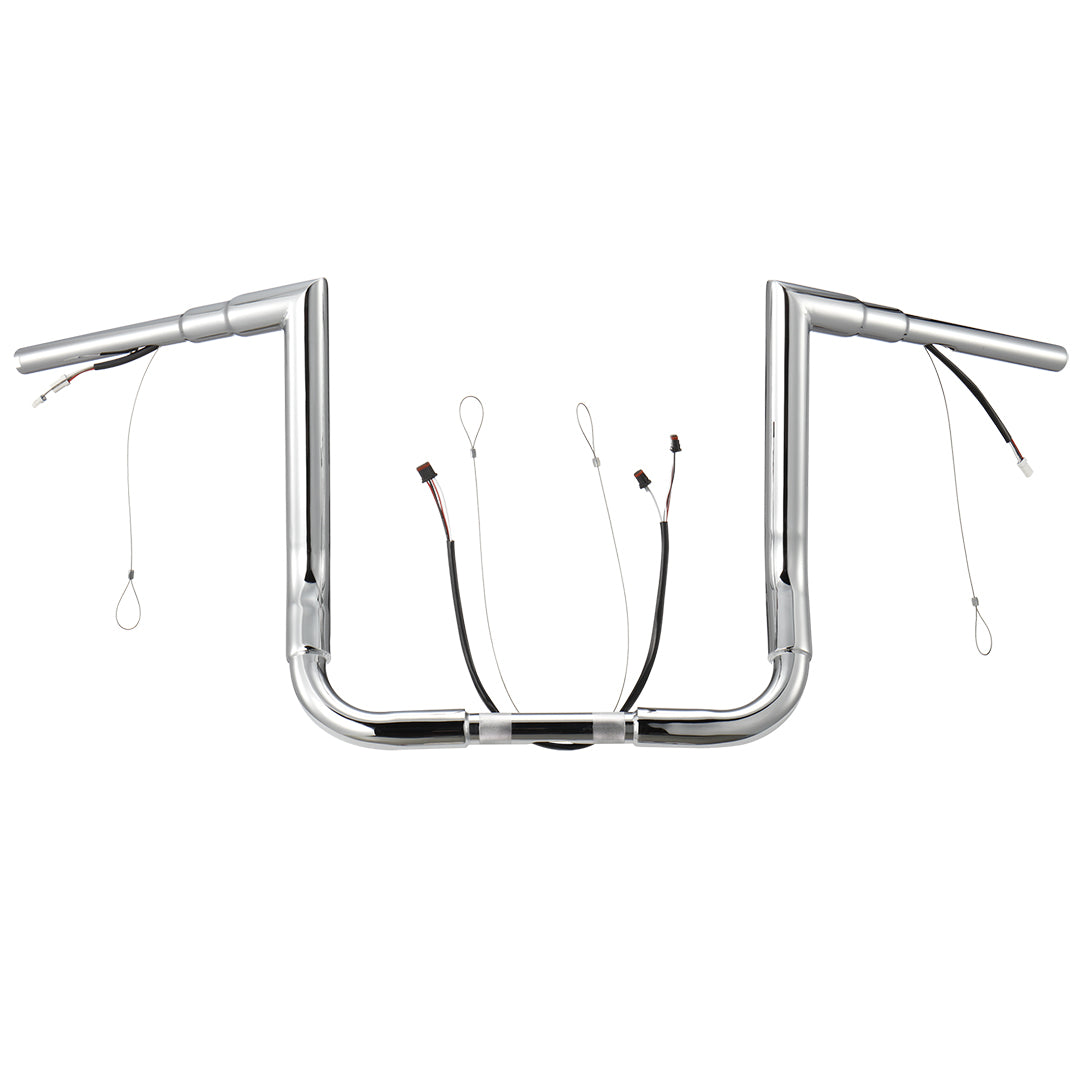 For Harley Touring 2014-2023 Prewired Handlebars with CAN-Bus Wire and Pull-wire
