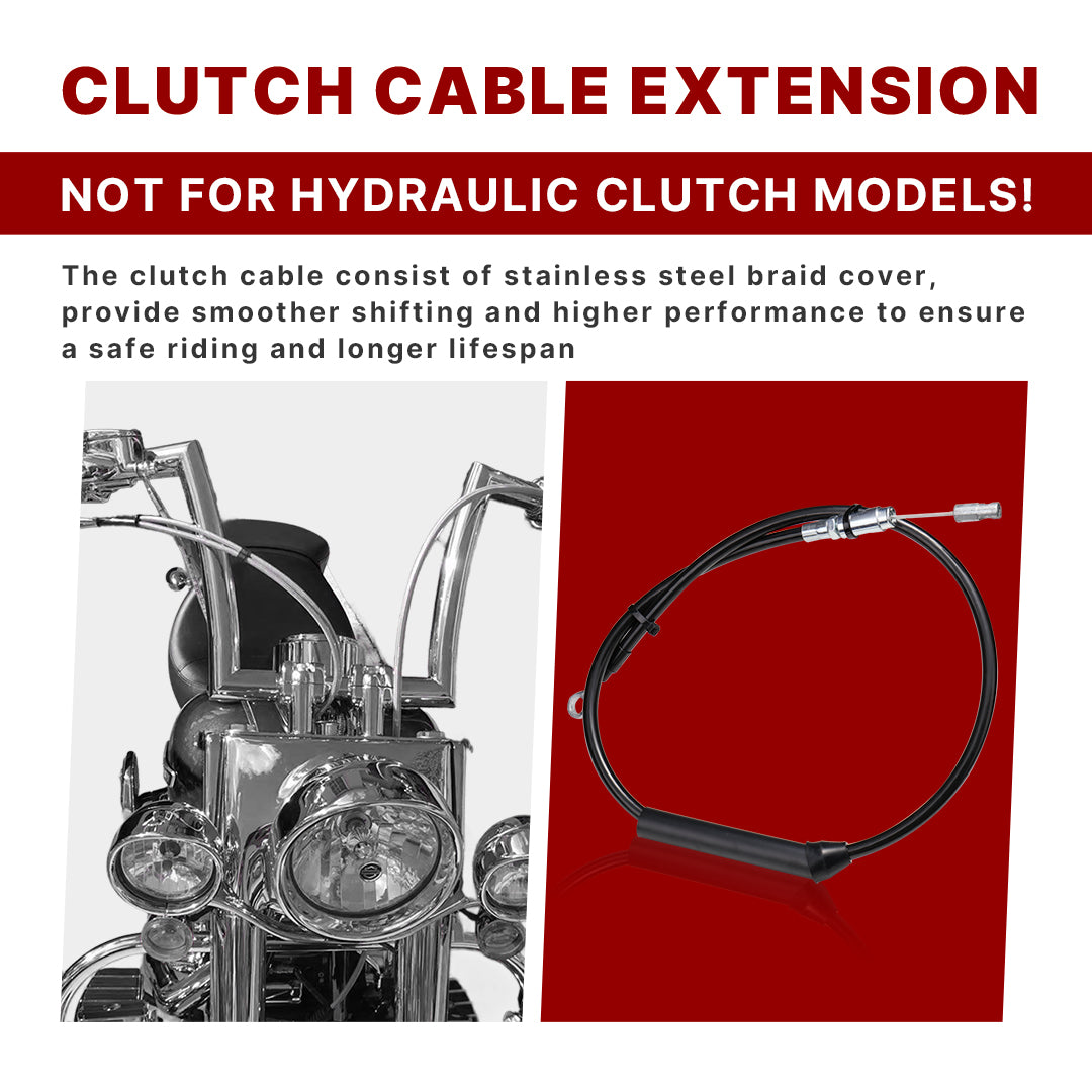 For Harley Touring 2021-2023 14/16 Inch Extended Cables Set without ABS