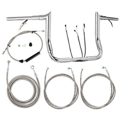 For Harley Touring 2021-2023 Meathook Prewired Handlebars with ABS