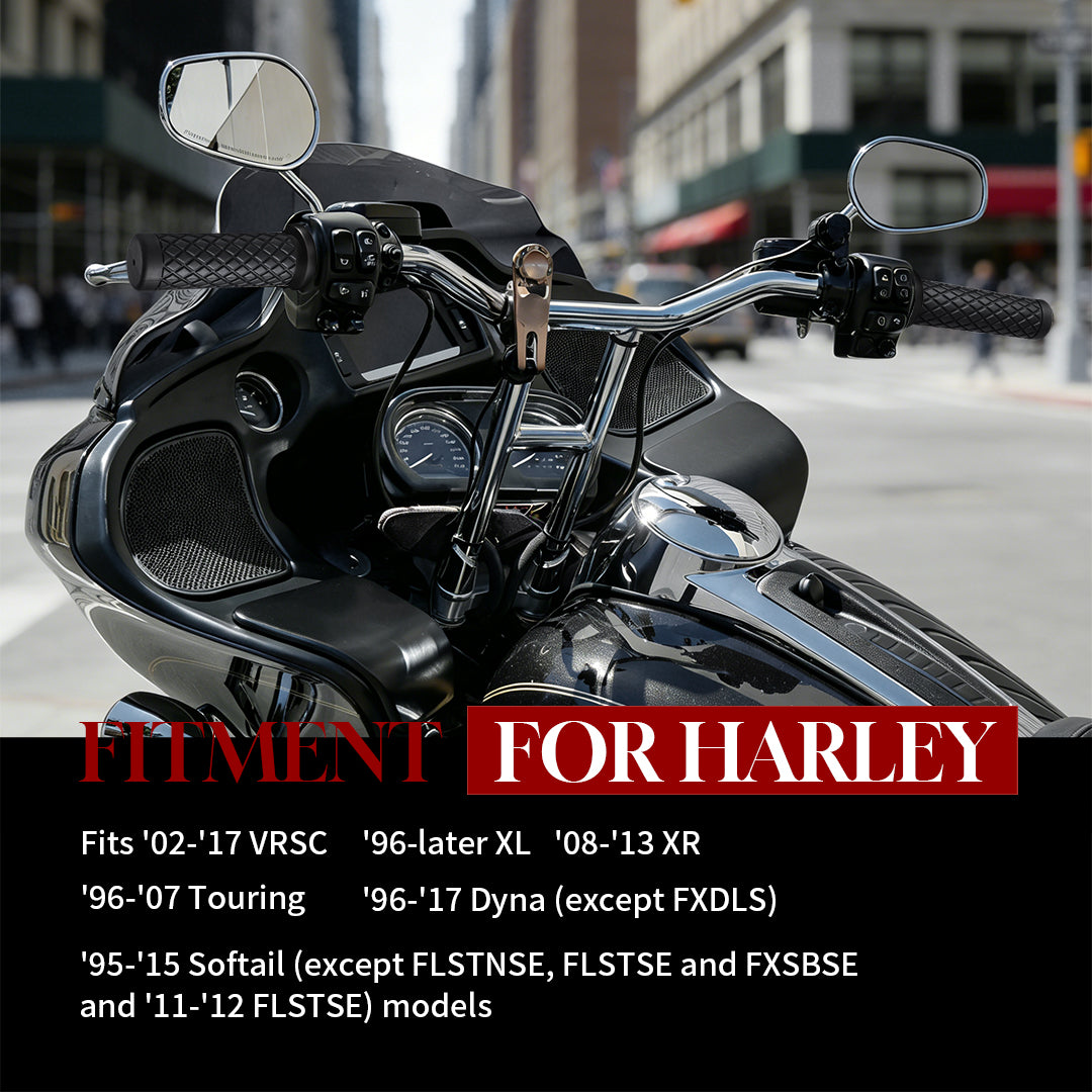 For Harley Touring Cable Throttle 1 Inch Hand Grips