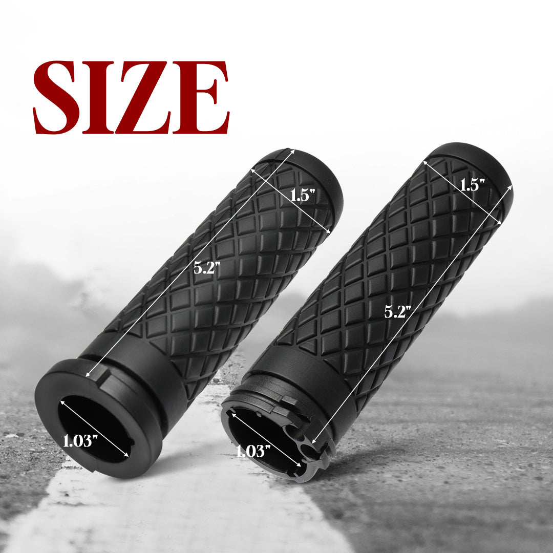 For Harley Touring Cable Throttle 1 Inch Hand Grips