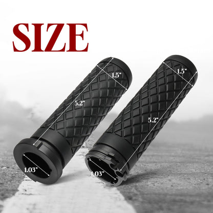 For Harley Touring Cable Throttle 1 Inch Hand Grips
