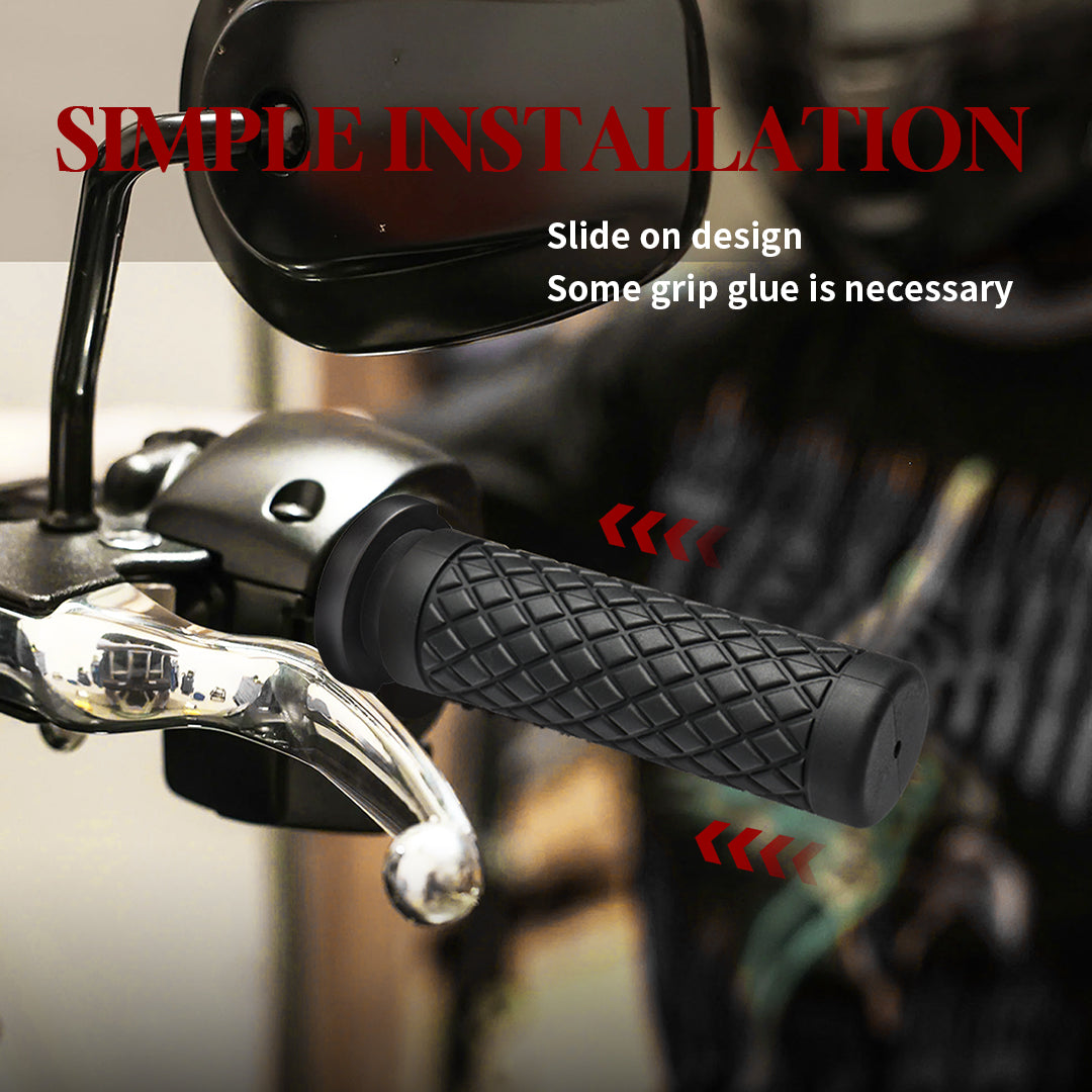 For Harley Touring Cable Throttle 1 Inch Hand Grips