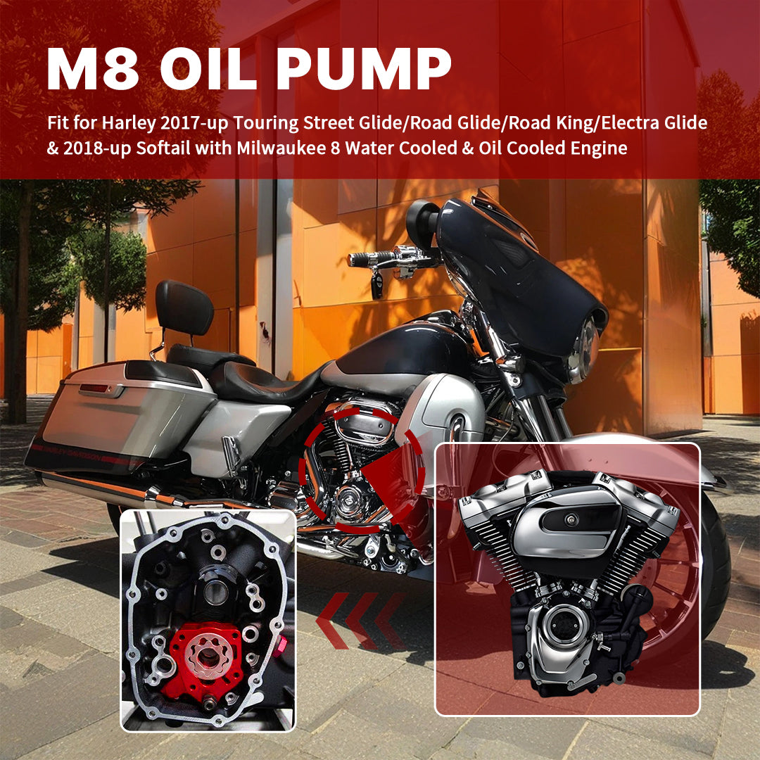 For Harley Touring/Softail 2017-Later Milwaukee 8 Oil Pump