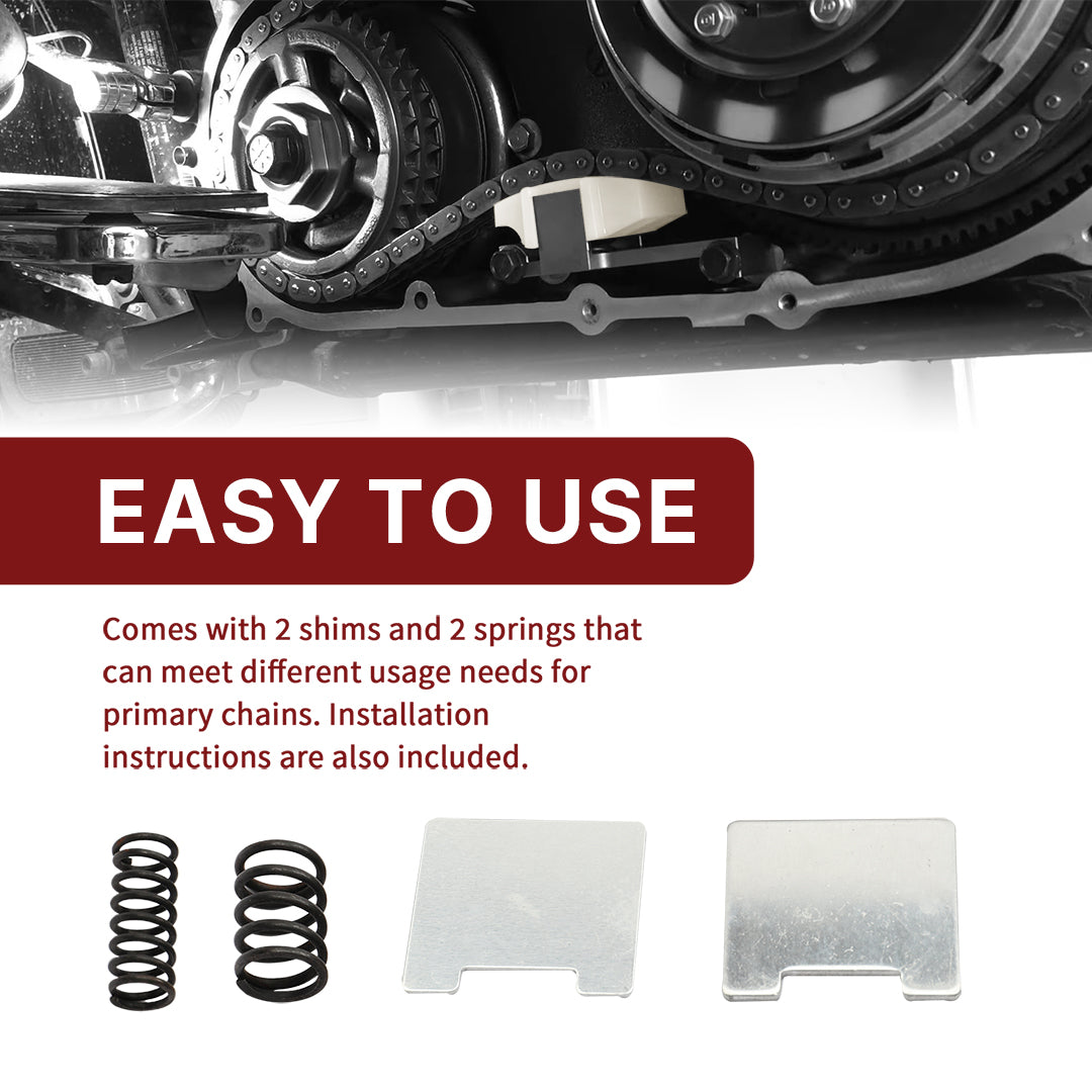 For Harley Touring/Softail/Dyna Big Twin 2007-2026 Primary Chain Tensioner Fit