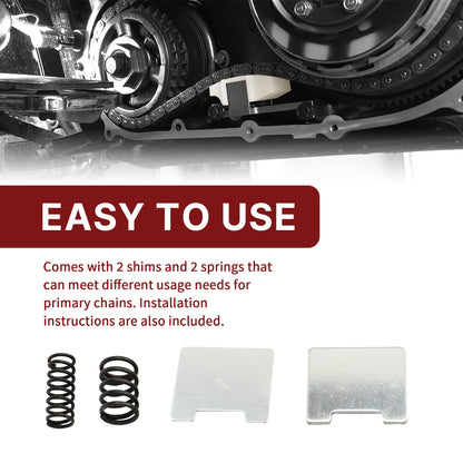 For Harley Touring/Softail/Dyna Big Twin 2007-2026 Primary Chain Tensioner Fit