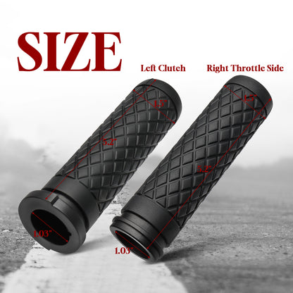 For Harley Touring/Softail 1 Inch Electronic Throttle Handlebar Grips