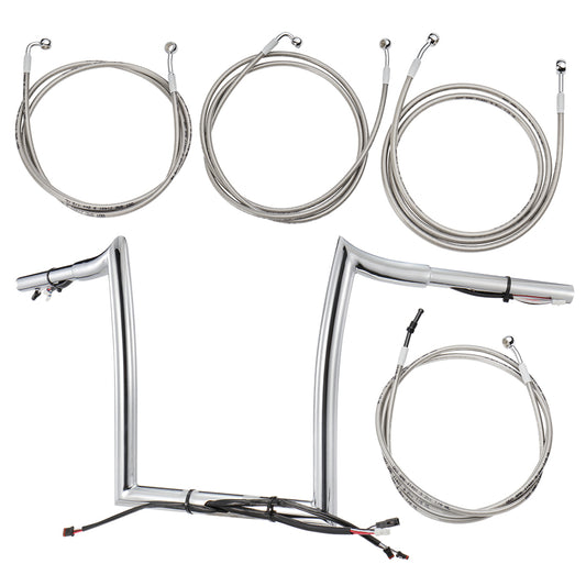 For Harley Road Glide 2017-2020 Prewired Handlebars with ABS