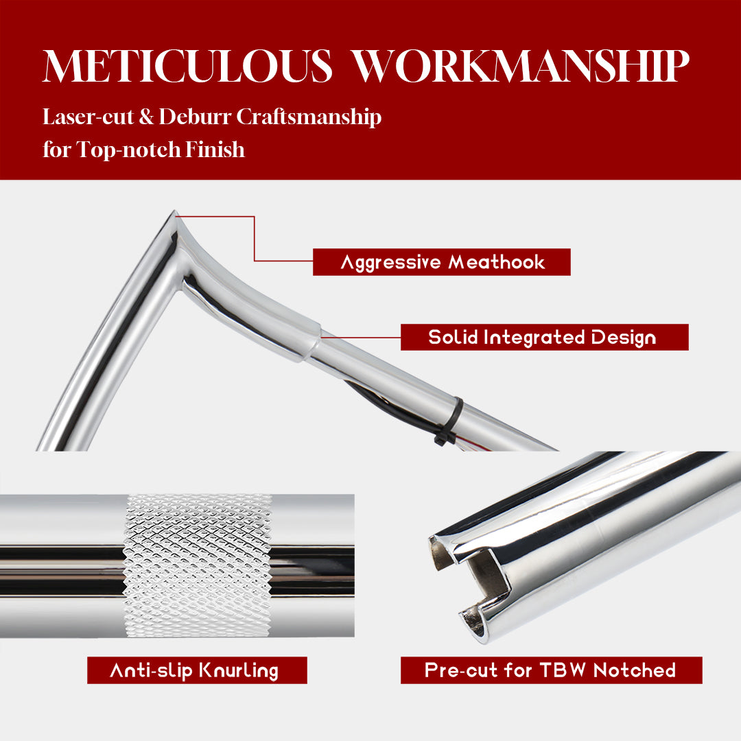 For Harley Road Glide 2017-2020 Prewired Handlebars with ABS