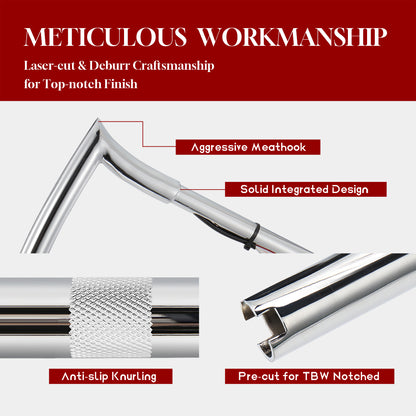 For Harley Road Glide 2017-2020 Prewired Handlebars with ABS