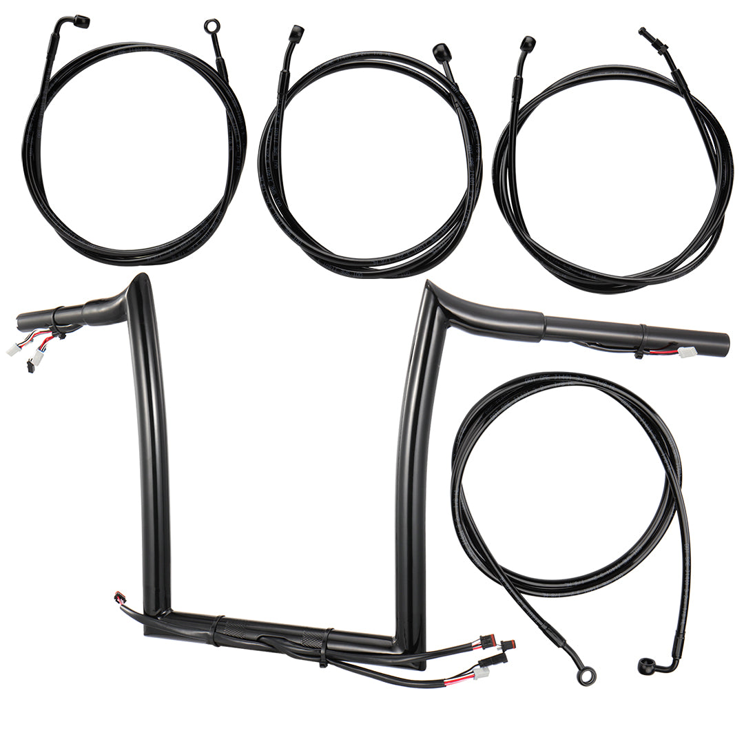 For Harley Road Glide 2017-2020 Prewired Handlebars with ABS
