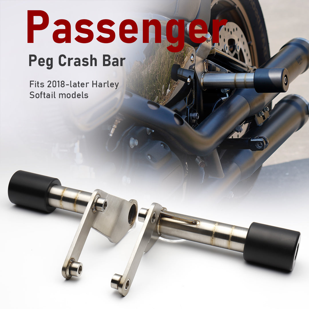For Softail 2018-Later Passenger Peg Crash Bar