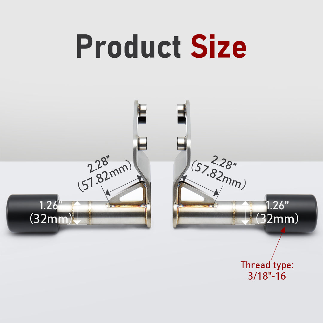 For Softail 2018-Later Passenger Peg Crash Bar