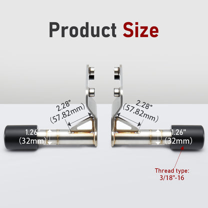 For Softail 2018-Later Passenger Peg Crash Bar