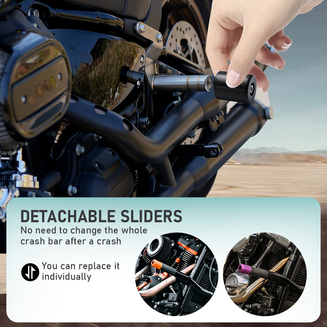 For Softail 2018-Later Passenger Peg Crash Bar