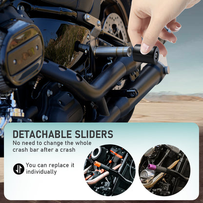 For Softail 2018-Later Passenger Peg Crash Bar