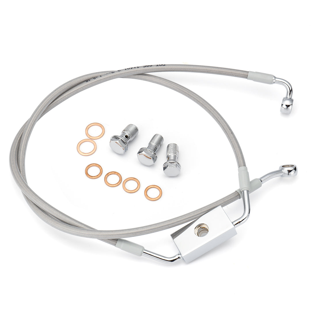 Front ABS Brake Line for Harley Dyna Sportster 2012-2024 Single Front Disc
