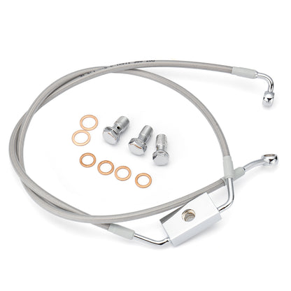 Front ABS Brake Line for Harley Dyna Sportster 2012-2024 Single Front Disc