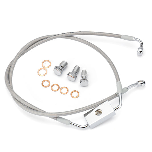 Front ABS Brake Line for Harley Dyna Sportster 2012-2024 Single Front Disc