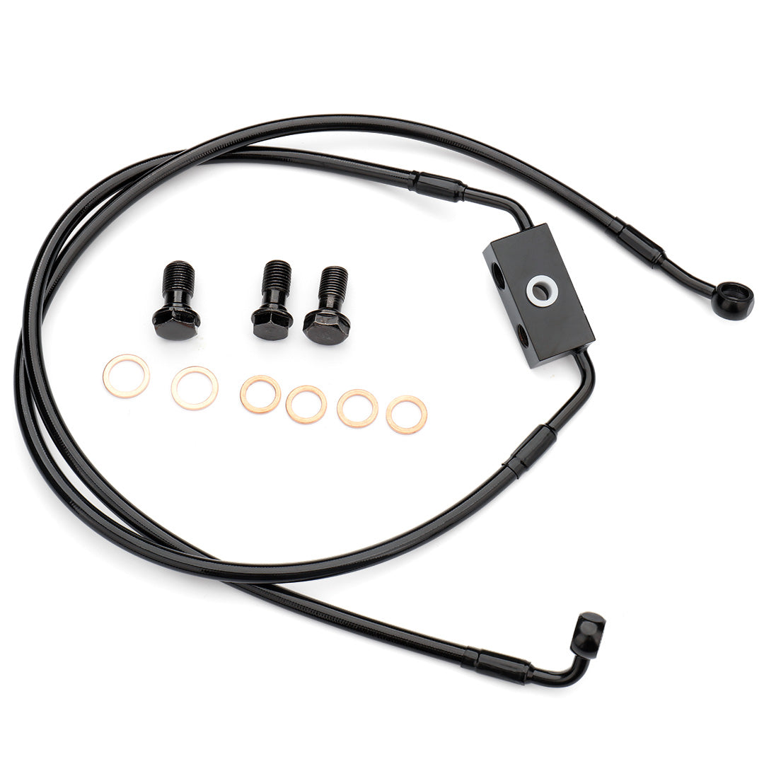 Front ABS Brake Line for Harley Dyna Sportster 2012-2024 Single Front Disc