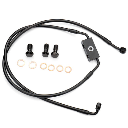 Front ABS Brake Line for Harley Dyna Sportster 2012-2024 Single Front Disc